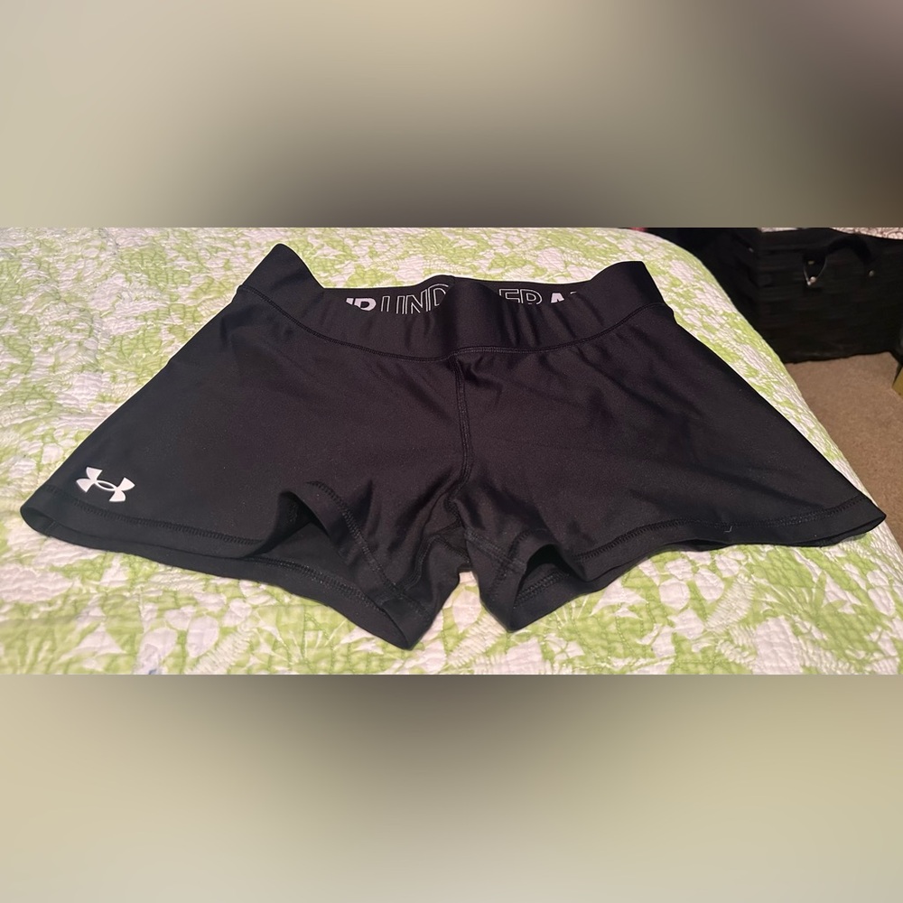 COPY - Under Armour black volleyball shorts